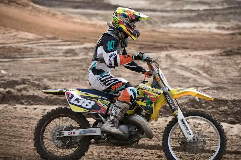 Man riding a motocross bike in Orlando, Florida