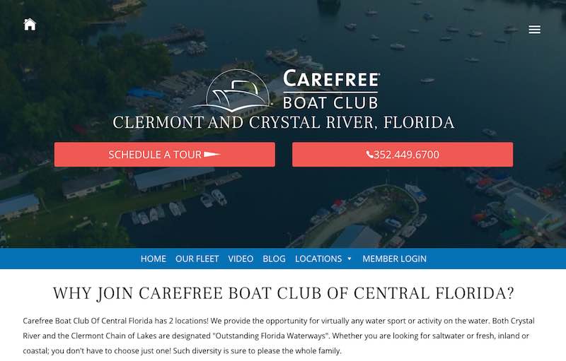 Carefree Boat Club Central Florida