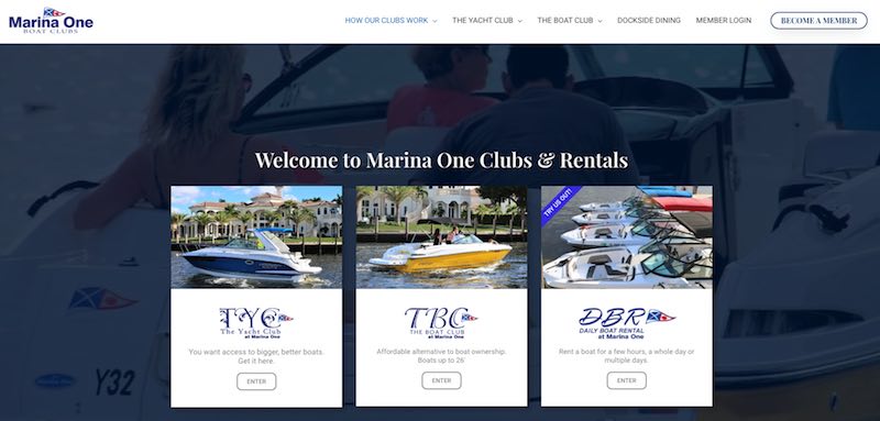 Marine One, Boat Club Florida: Enjoy Boating Without the Hassle