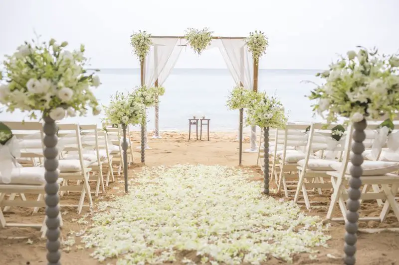 beach decor florida beach wedding