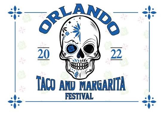 Event logo with decorated skull in the middle surrounded by words 